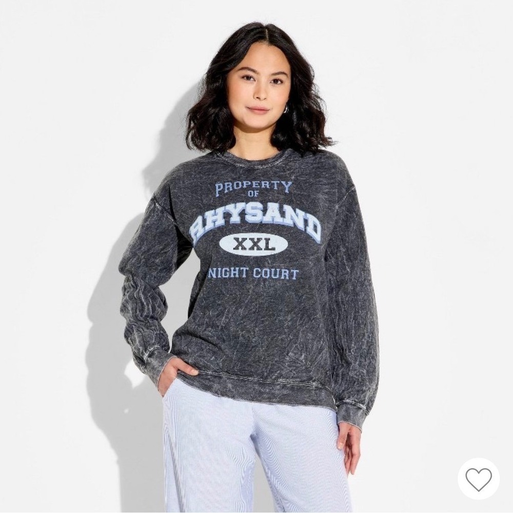 Target ACOTAR Property of Rhysand Sweatshirt Large NWT